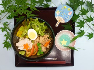 七夕:サラダうどん eiyouka 5