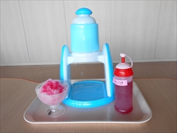 デイルーム内キッチンコーナー（カキ氷）